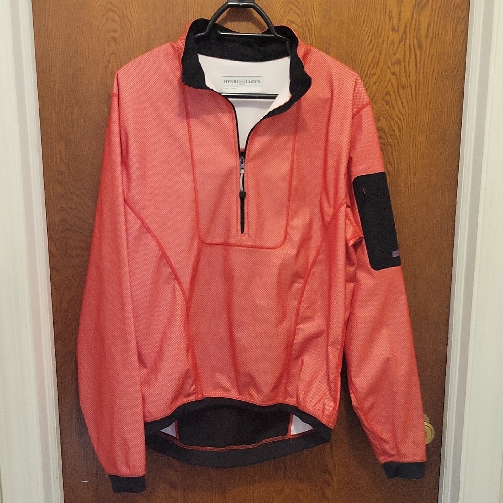 Henri Lloyd Red Pullover Jacket Sz Large